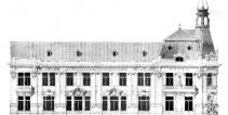 Návrh spořitelny, pošty a hotelu ve Šluknově (čestné uznání)